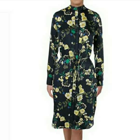 Lauren Ralph Lauren Dresses & Skirts - Lauren Ralph Lauren Floral Silky Button Down Dress